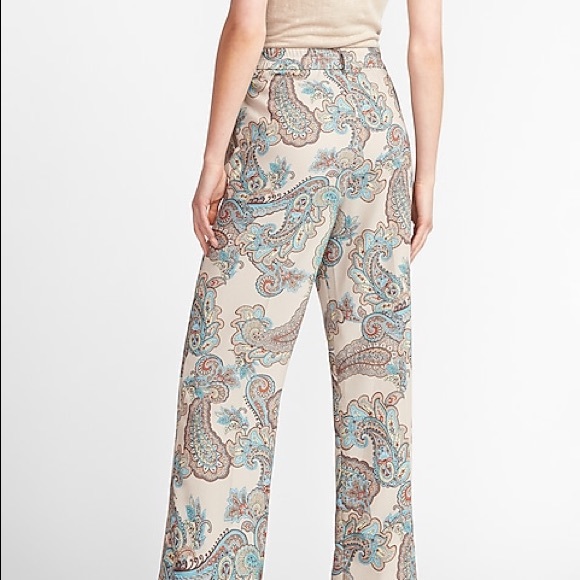 NWT Express Paisley Pants - Picture 2 of 5